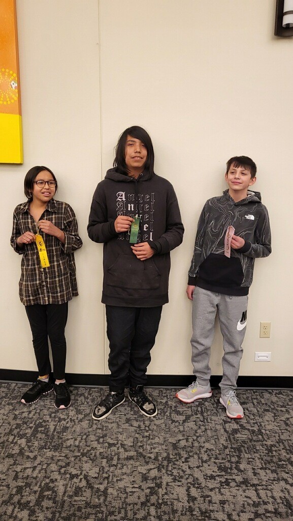 Xander Littleghost 3rd Place, 7th Grade